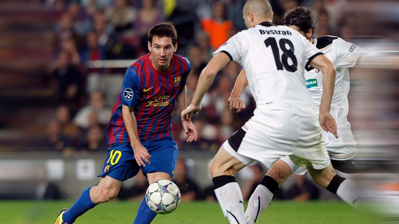 Messi síce futbalistov Plzne trápil, ale gól im nedal